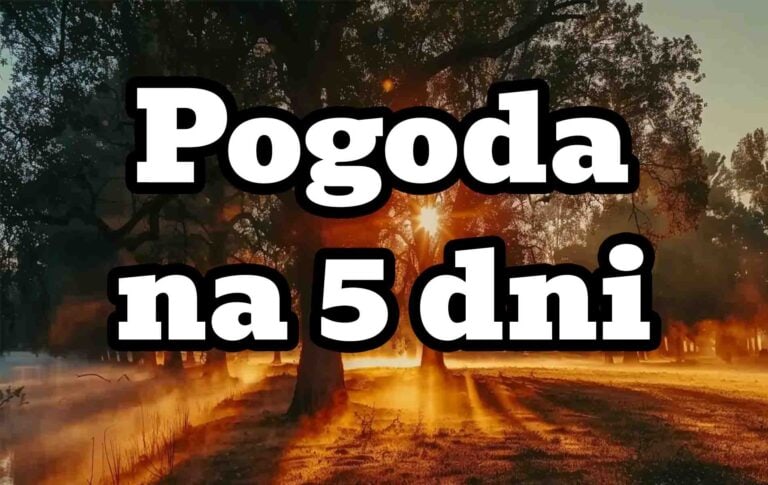 Pogoda na 5 dni dla Polski. Ocieplenie i powrót opadów do Polski. Możliwe burze