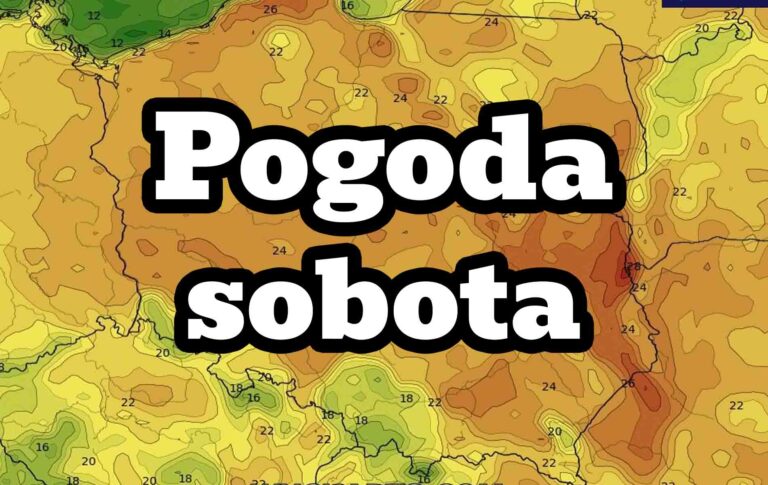 Pogoda na sobotę 24 maja. Gorący dzień i burze