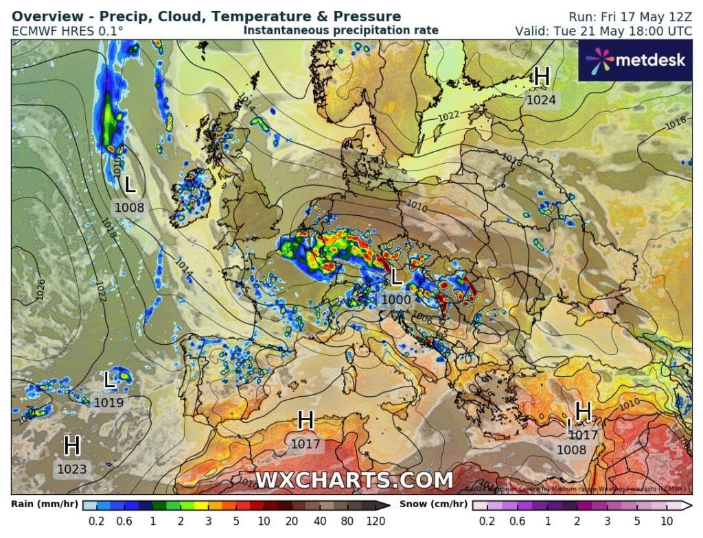 Upał pojawi się w Europie. Sytuacja synoptyczna