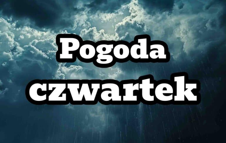 Pogoda na czwartek. Opady deszczu, burze i niskie temperatury