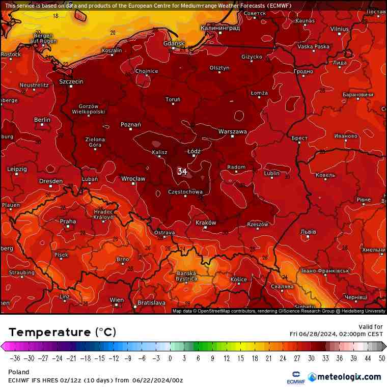 upał w kraju i zwrot