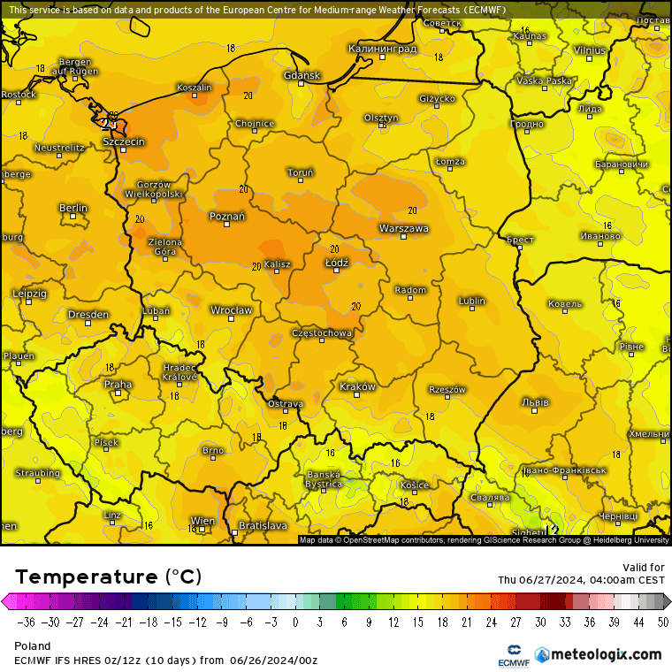 noc tropikalna w kraju