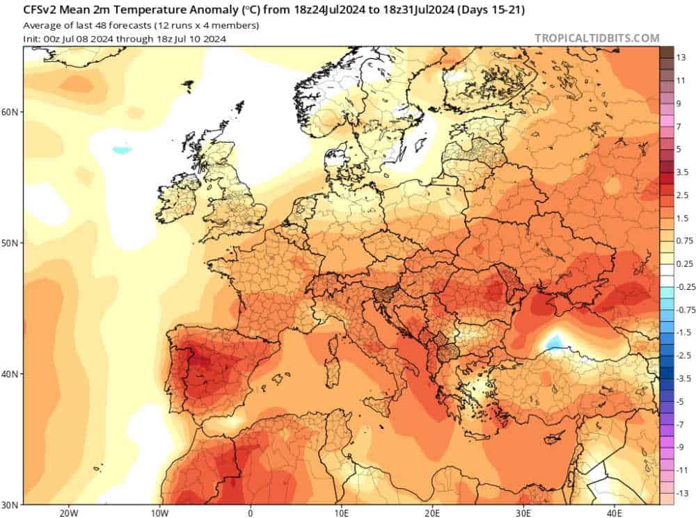 pogoda długoterminowa na lipiec 2024 r.