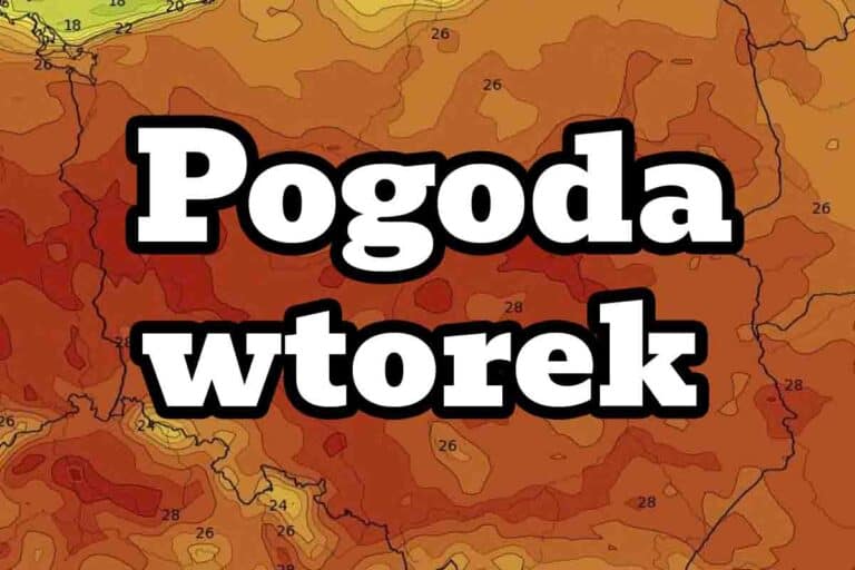 Pogoda na wtorek 9 lipca. Wysokie temperatury. Zanikający deszcz