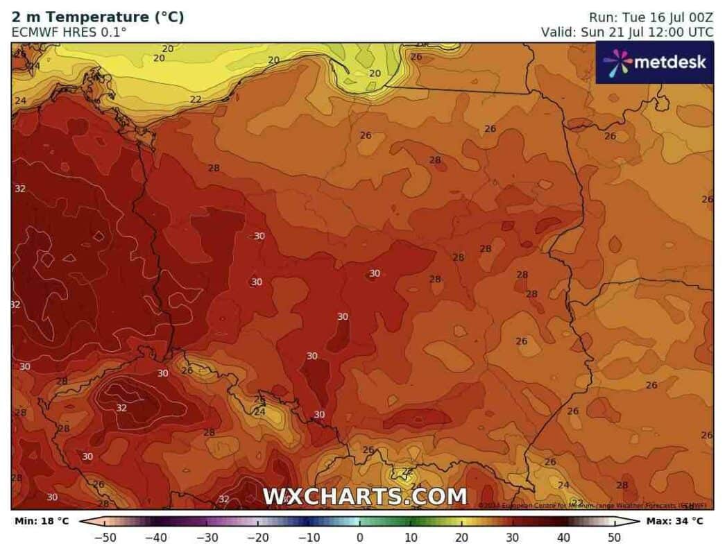 Upał wróci do Polski już w weekend