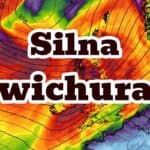 Silna wichura uderz z zachodu. Ulewy, załamanie i burze