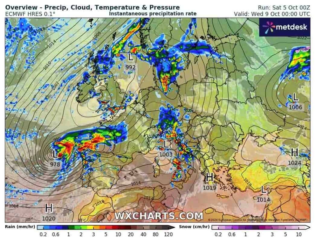 Kolejny niż i kolejna wichura w Europie