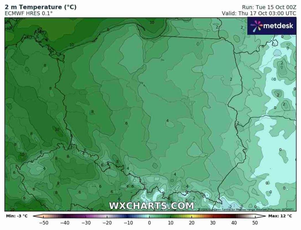 Mróz i przymrozki na wschodzie