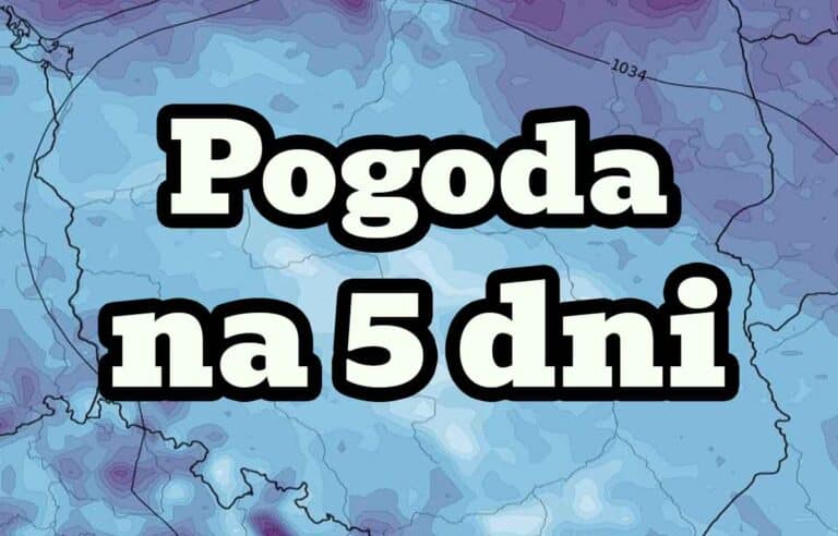 Pogoda na 5 dni dla Polski. Prognoza pogody na tydzień. Przymrozki, brak opadów