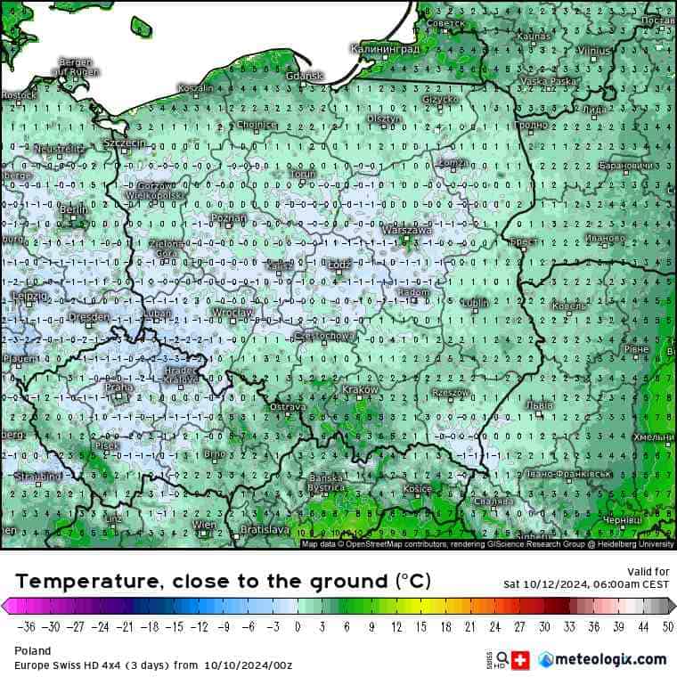 przymrozki w regionie