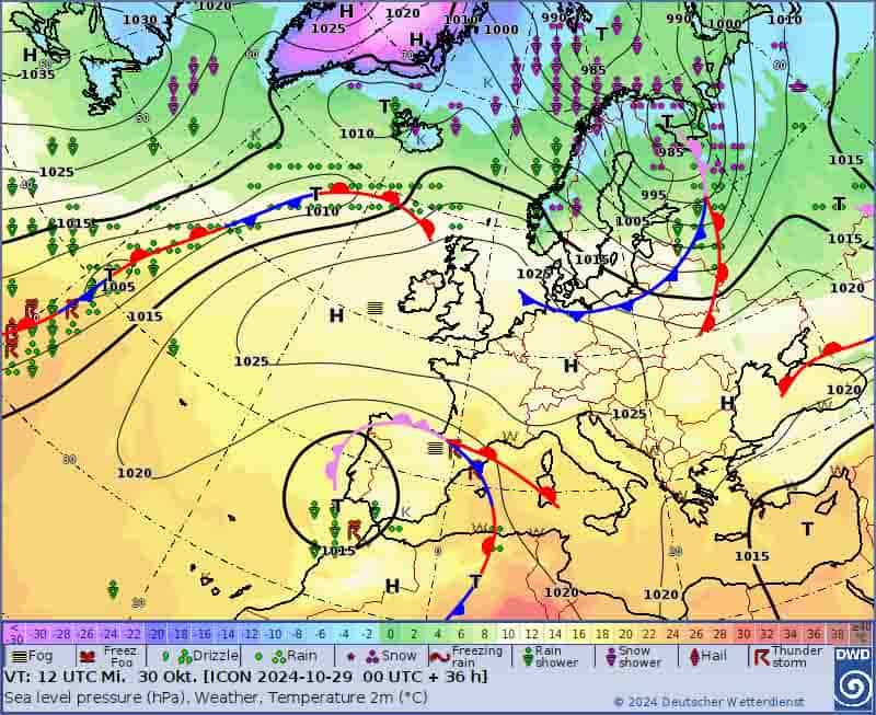 Śnieżyca blisko Polski. Sytuacja synoptyczna