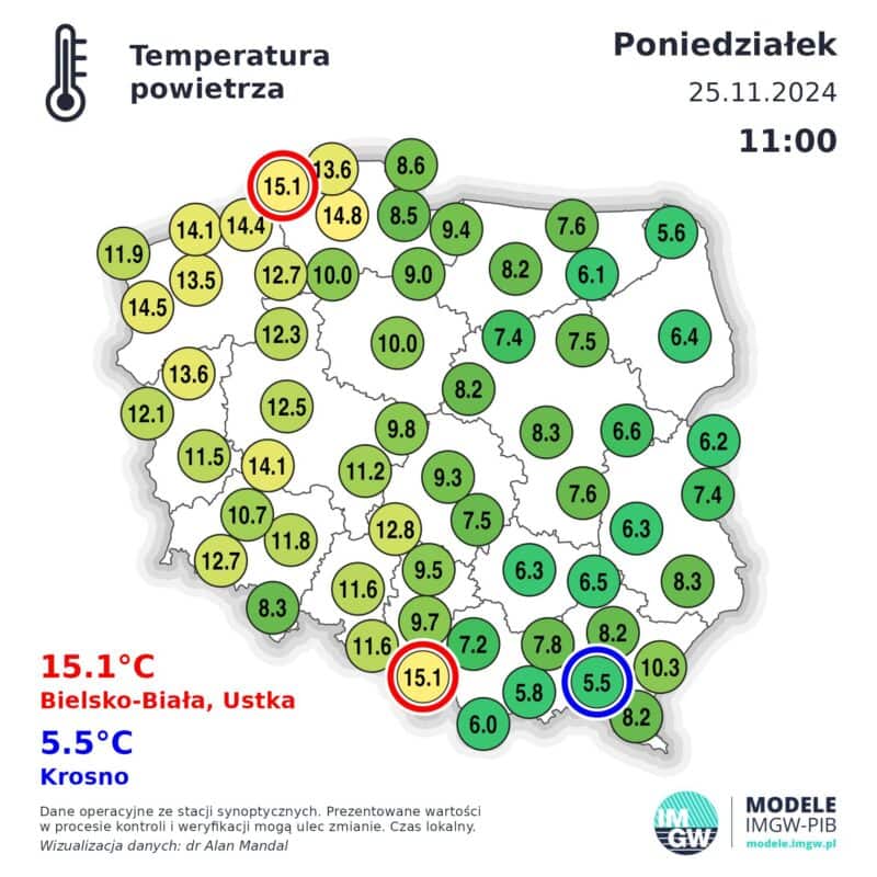 fala ciepła w Polsce
