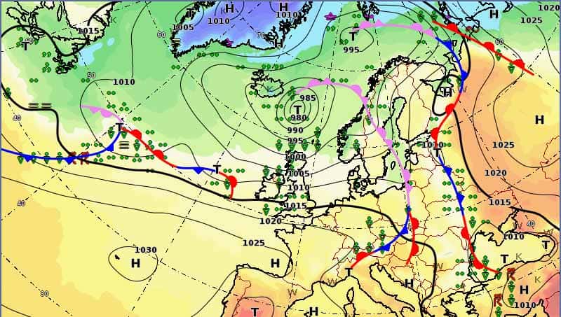 Front atmosferyczny na początek tygodnia. Pogoda na 5 dni plus weekend bedzie dynamiczna