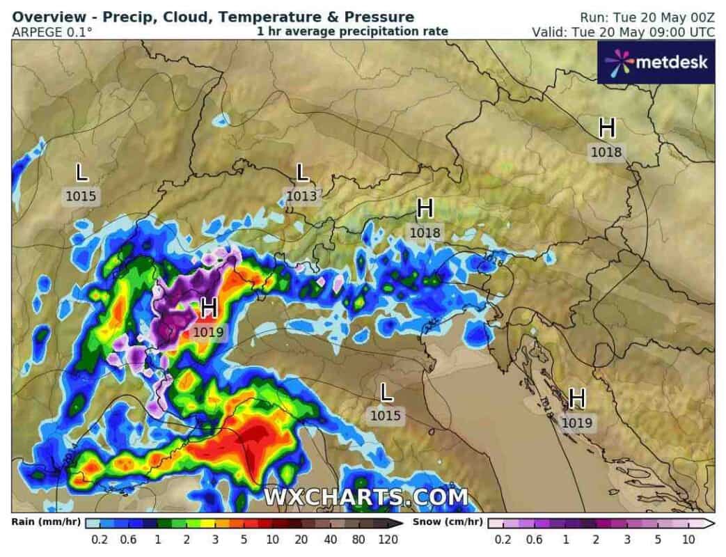 silne śnieżyce w regionach