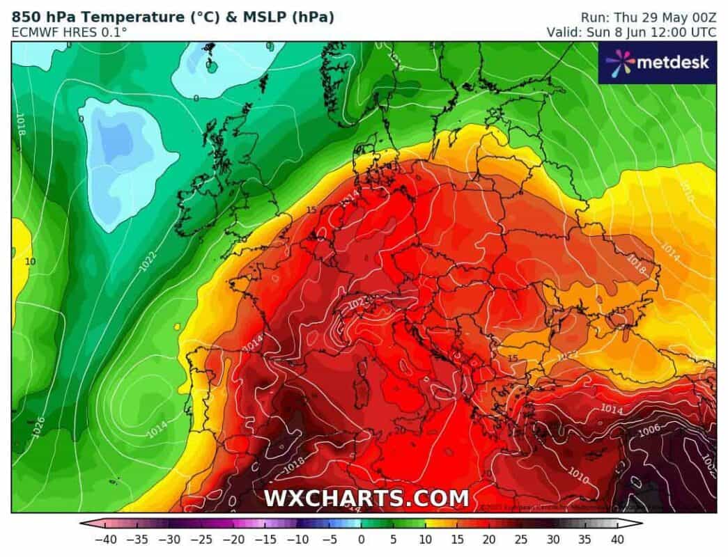Silny upał w Polsce w pierwszym tygodniu czerwca