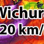 Wichura niesie zniszczenia. Wiatr ponad 120 km/h. Załamanie pogody w Polsce