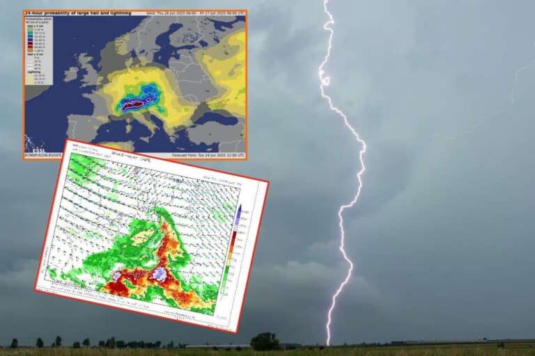 burze groźne w kraju