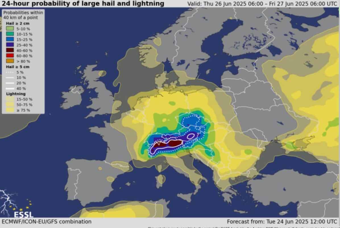 burze i groźna pogoda w Polsce