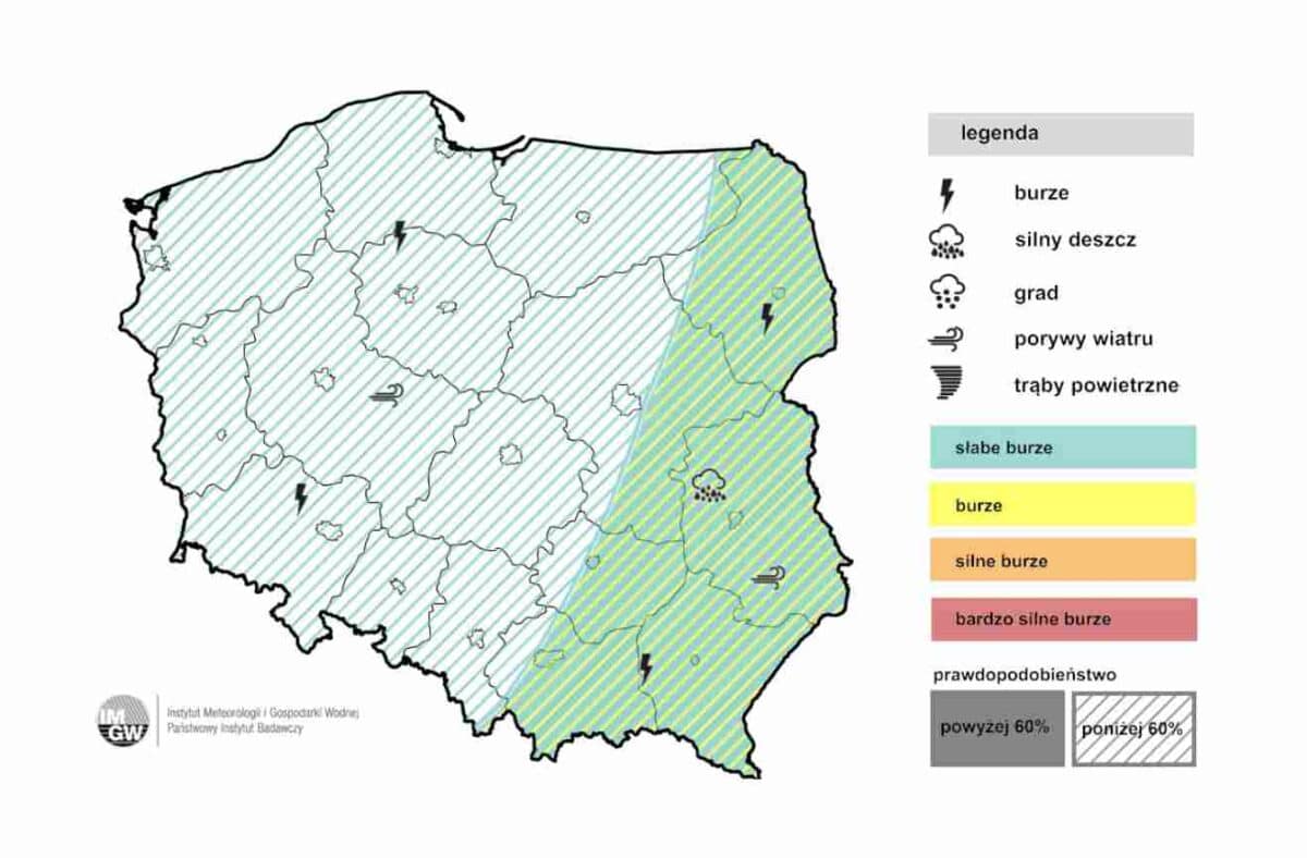 groźna pogoda i silne zjawiska konwekcyjne