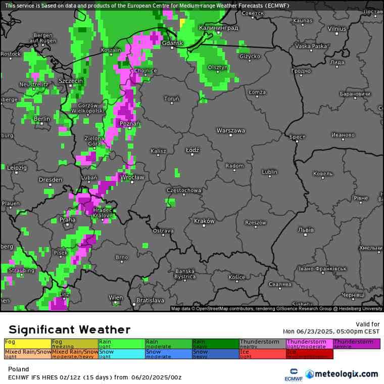 groźne burze w Polsce i silna pogoda