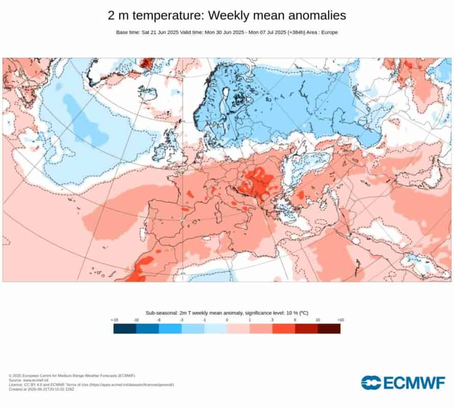pogoda zmieni się według ECMWF