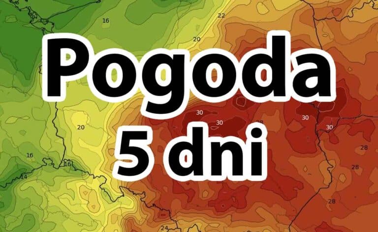 Pogoda na 5 dni plus weekend dla Polski. Burze, nawałnice i upał