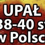 Silny upał w Polsce. 36 stopni temperatury. Prognoza temperatury do końca czerwca