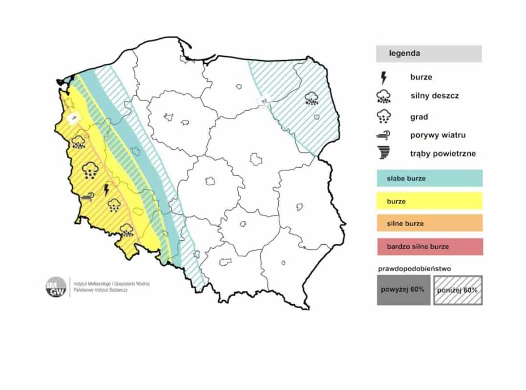 Groźne burze w dzień