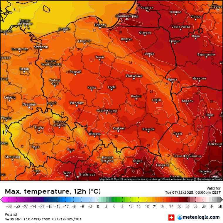 upał poza Polską