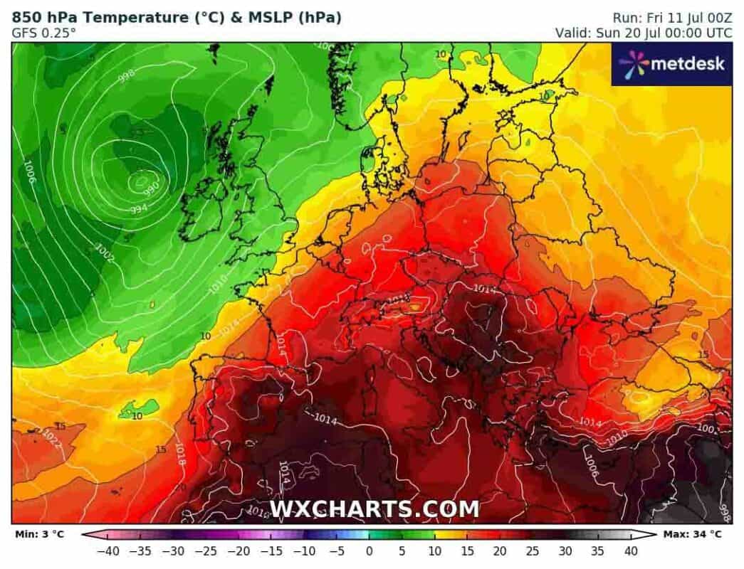 Upał w regionie. Zwrotnikowe masy powietrza