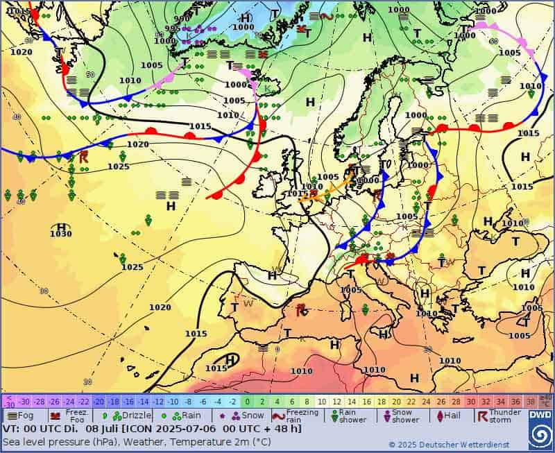 Fronty atmosferyczne przyniosą załamanie pogody w Polsce