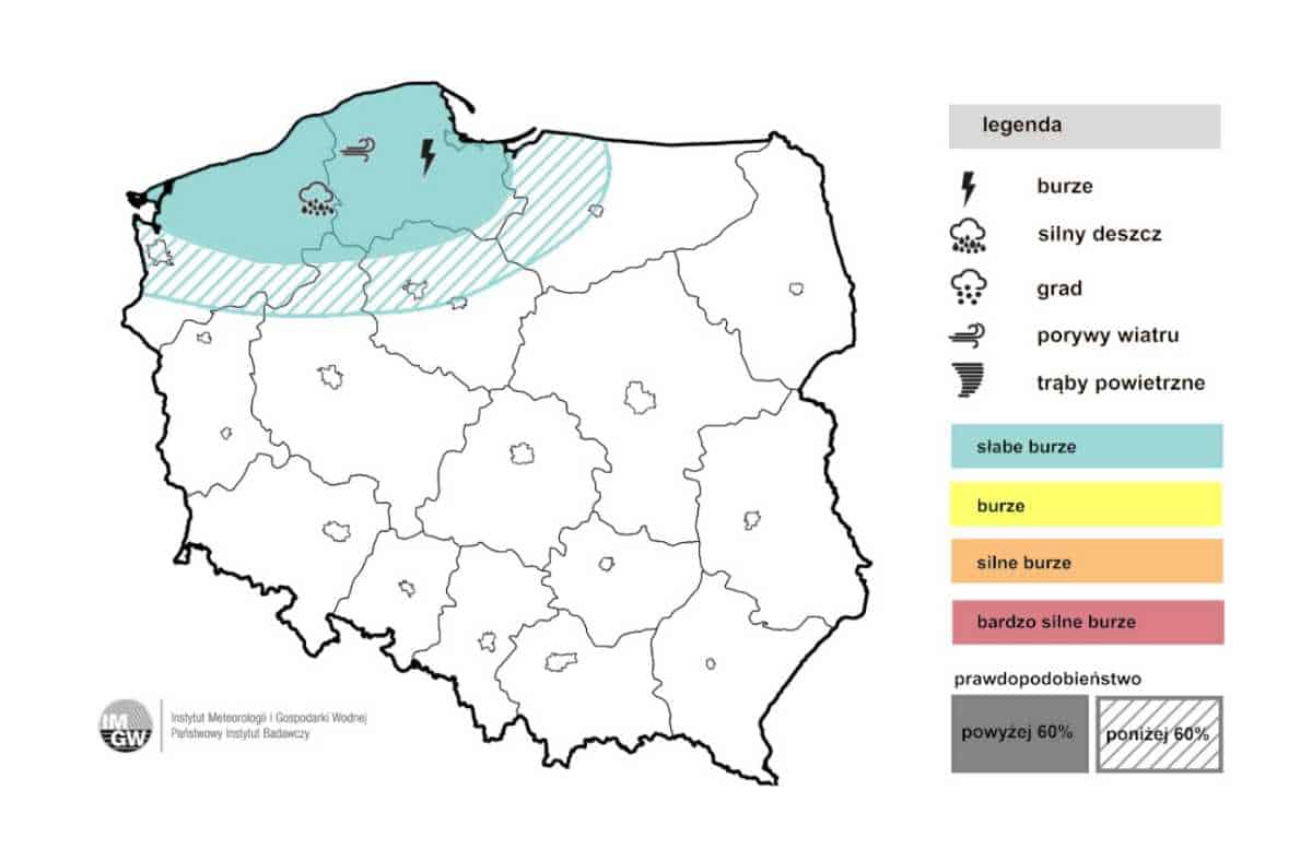 zjawiska konwekcyjne w kraju i burze