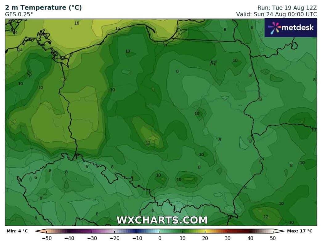Weekend przyniesie chłodne noce nad Polską
