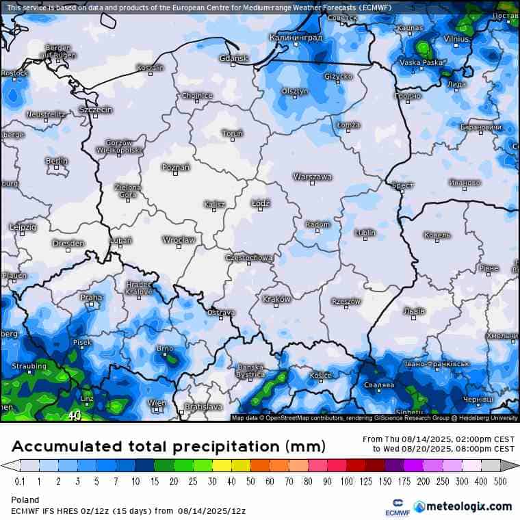 pogoda się zmieni w naszej częścI Europy