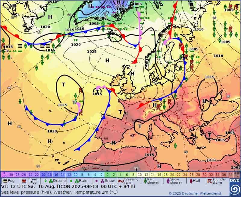 Prognoza pogody na weekend. Front atmosferyczny w sobotę nad Polską