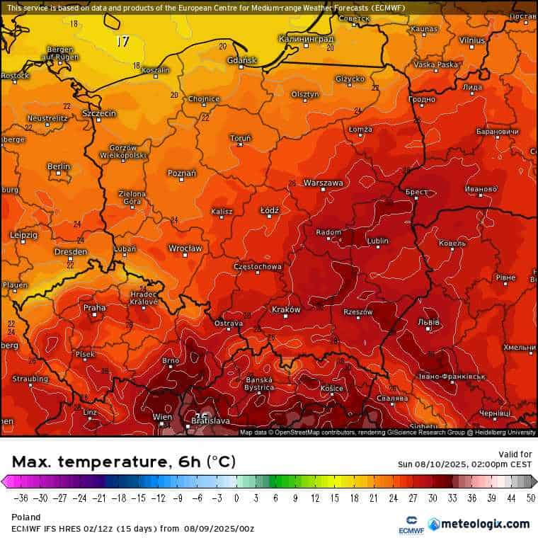 burze i dynamiczna pogoda w kraju