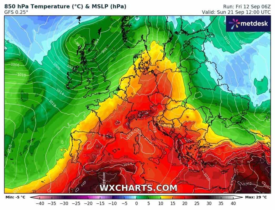 Gorące masy powietrza przyniosą jeszcze upał w regionie