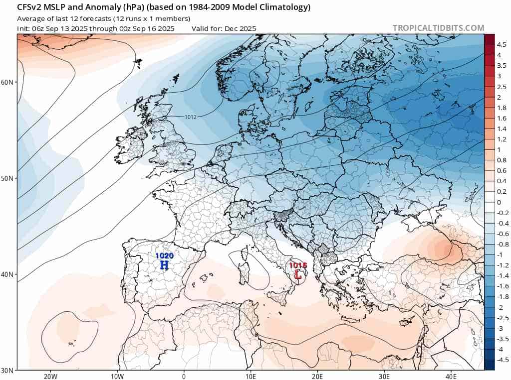 pogoda na grudzień 2025 r.