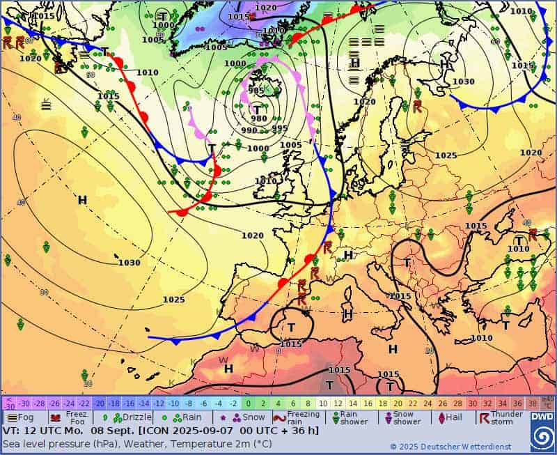 Pogoda na 5 dni dla Polski. Sytuacja synoptyczna na początek tygodnia