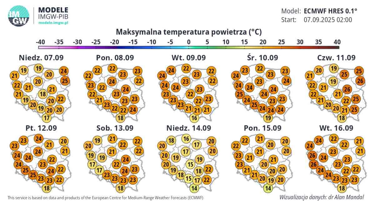 pogoda zmieni się w kraju