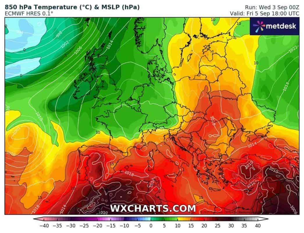 Prognoza pogody na weekend. Spływ chłodnych mas powietrza za frontem