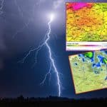 burze i wichura w kraju