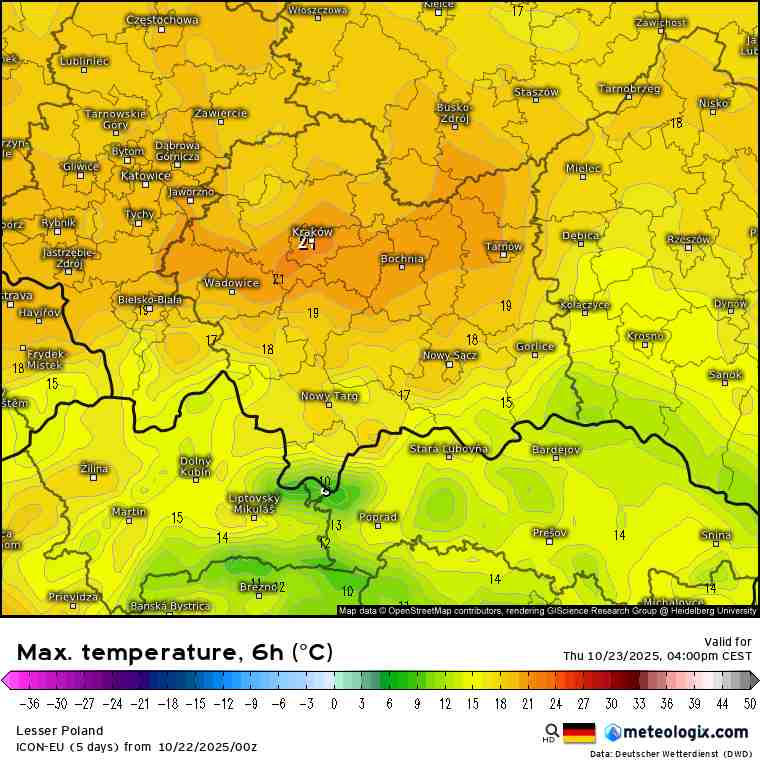 silne ocieplenie w Polsce i duza zmiana warunków atmosferycznych
