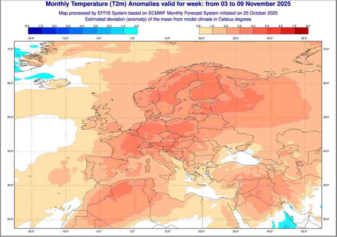 pogoda mocno się zmieni w naszej części Europy według ECMWF