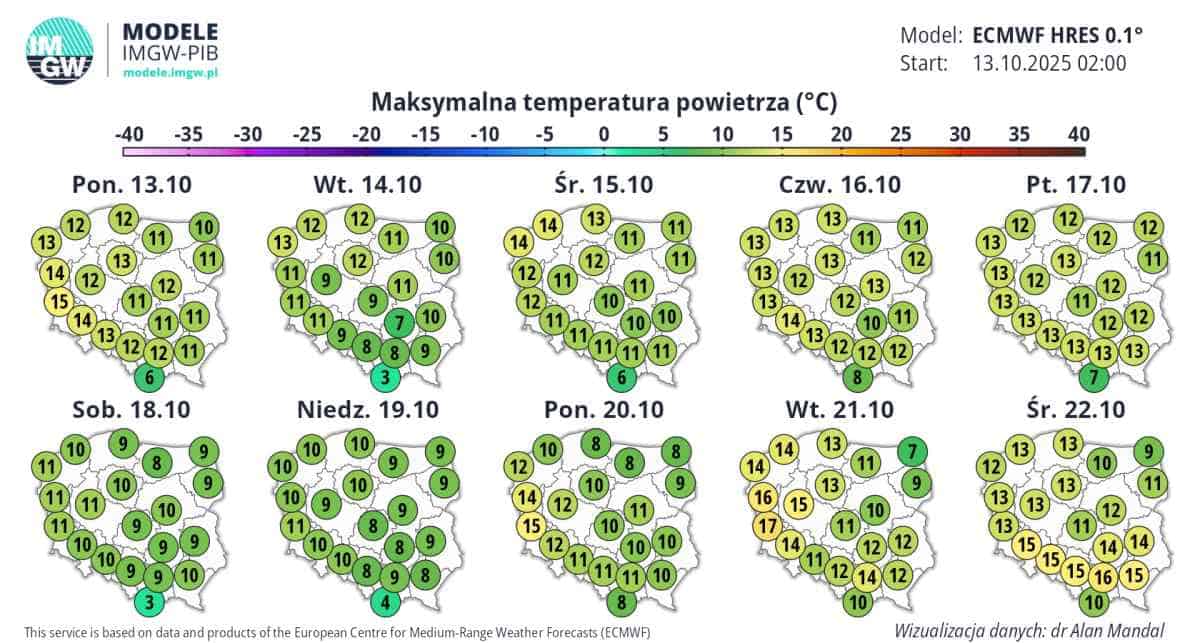 zmiana pogody w kraju 