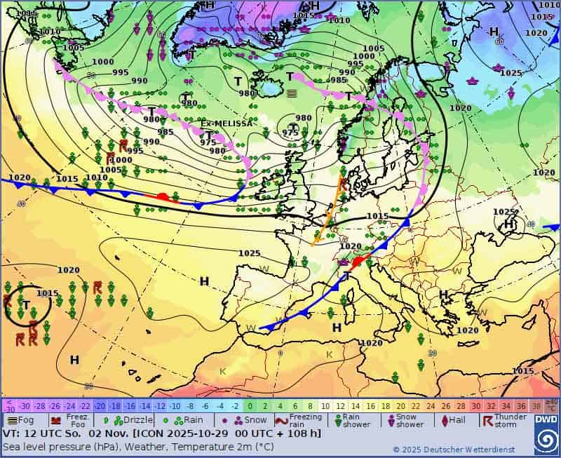 Pogoda na weekend nie będzie spokojna. Dotrze do nas system frontów atmosferycznych