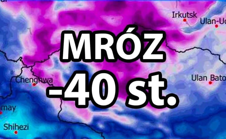 Mróz -40 pojawi się w grudniu Prognoza pogody na grudzeń