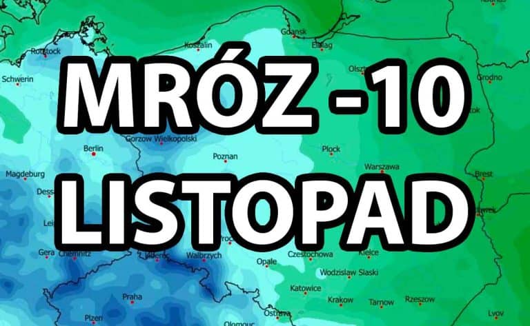Mróz i śnieg w prognozach dla Polski. Prognoza pogody do końca listopada