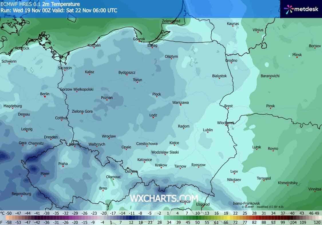 Krajobrazy zabielą się. Ochłodzenie spowoduje, że śnieg będzie utrzymywał się na dłużej