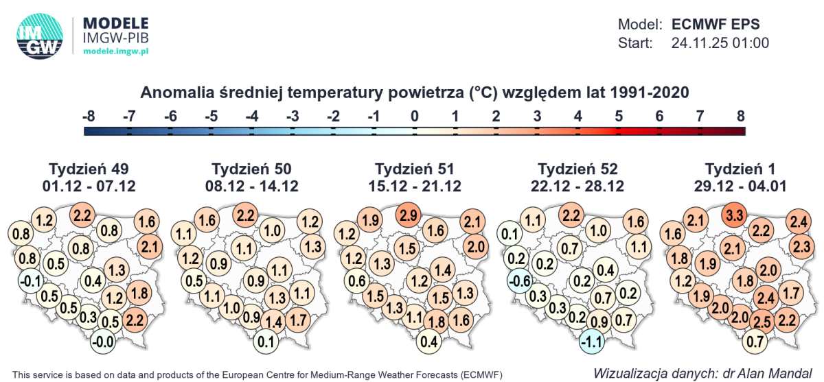 pogoda mocno się zmieni w kraju